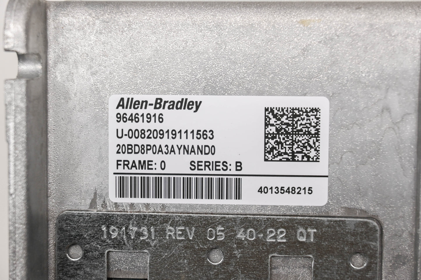 Allen-Bradley 96461916, U-00820919111563, 20BD8P0A3AYNAND0 PowerFlex 700 NOS