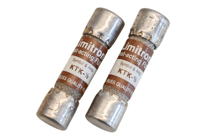 Bussmann KTK 1/2, KTK-1/2 Limitron 0.5A-600V Fuses Qty 2 NOS