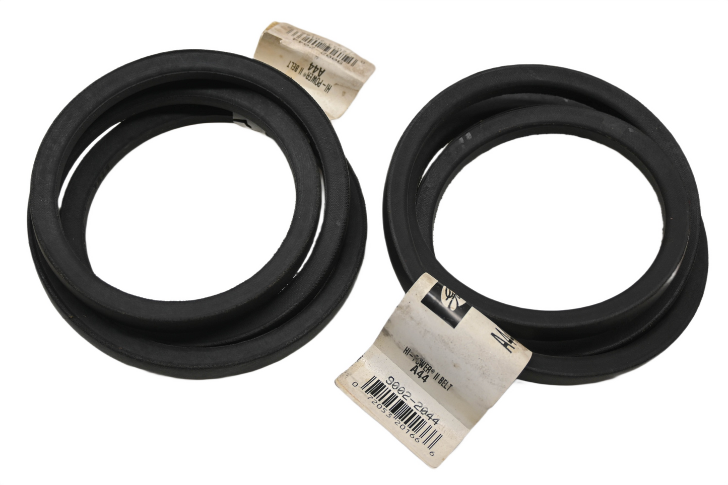 Gates A44, 9002-2044 1/2" x 46" Hi-Power V-Belts Qty 2 NOS