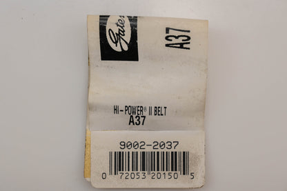 Gates A37, 9002-2037 1/2" x 39" Hi-Power V-Belt NOS