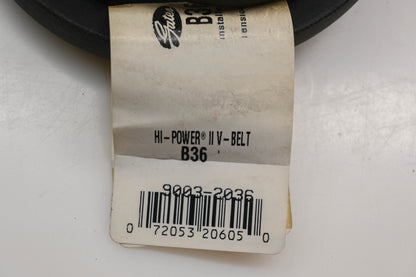Gates B36, 9003-2036 21/32" x 39" Tri-Power V-Belts Qty 2 NOS