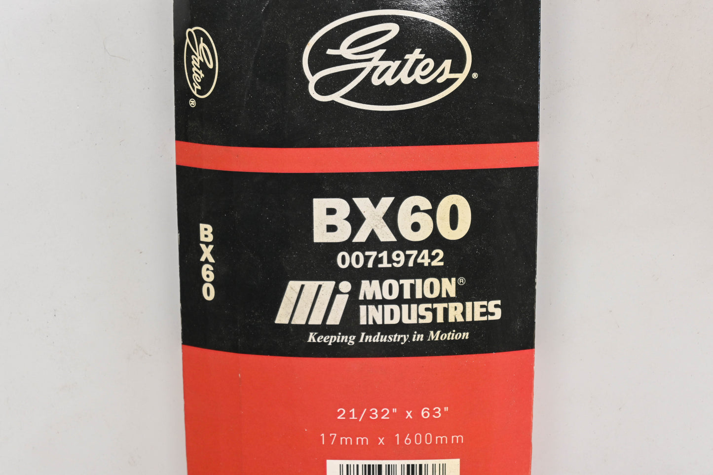 Gates BX60, 9013-2060 21/32" x 63" Tri-Power V-Belt NOS