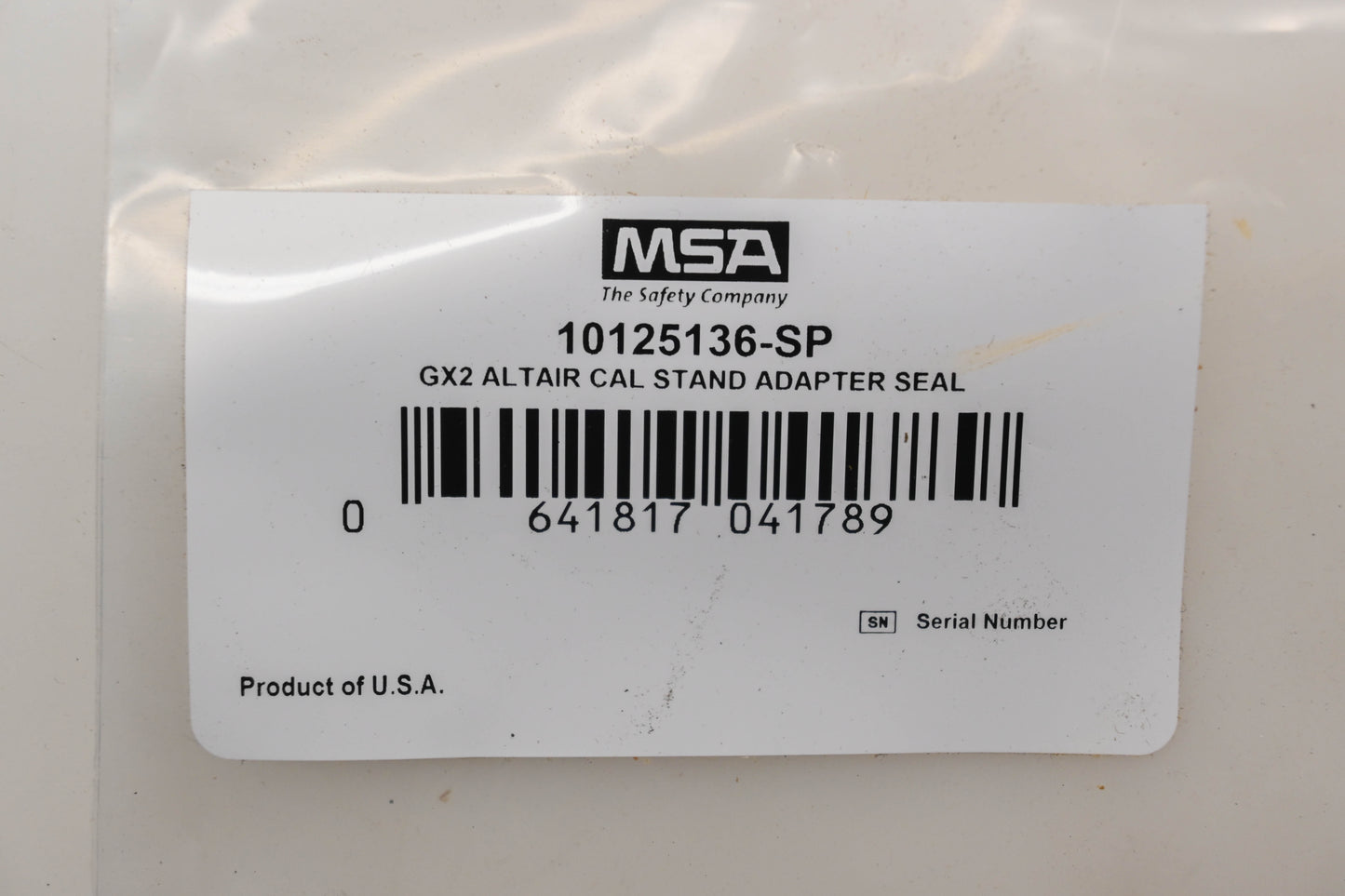 MSA 10125136-SP Altair Adapter Seal NOS