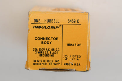 Hubbell 5469C Straight Blade Connector Assembly NOS