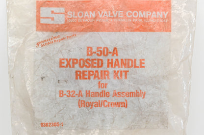 Sloan B-50-A Exposed Handle Repair Kit NOS