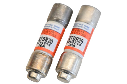 Mersen ATDR20 20A-600V Fuses Qty 2 NOS