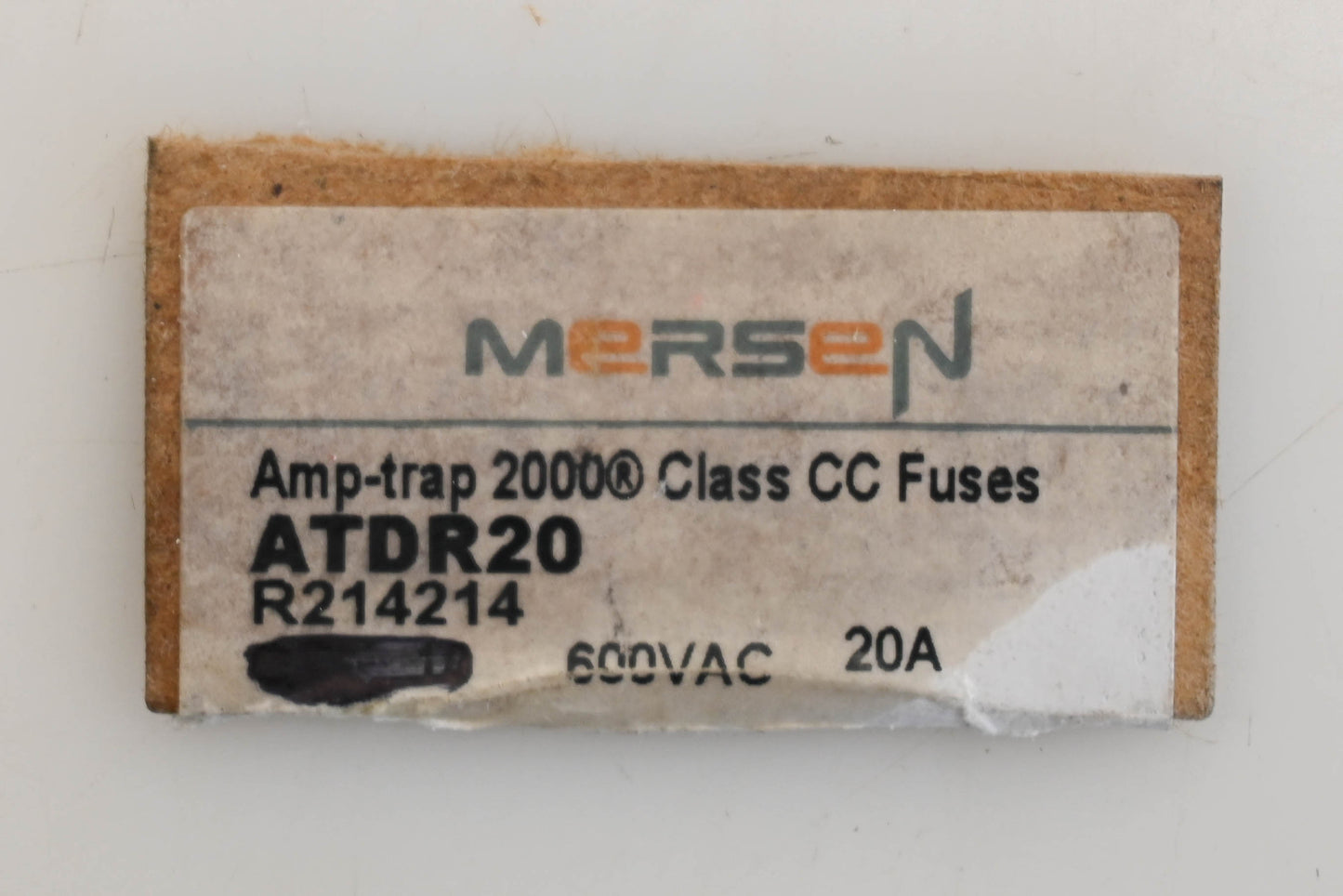 Mersen ATDR20 20A-600V Fuses Qty 2 NOS