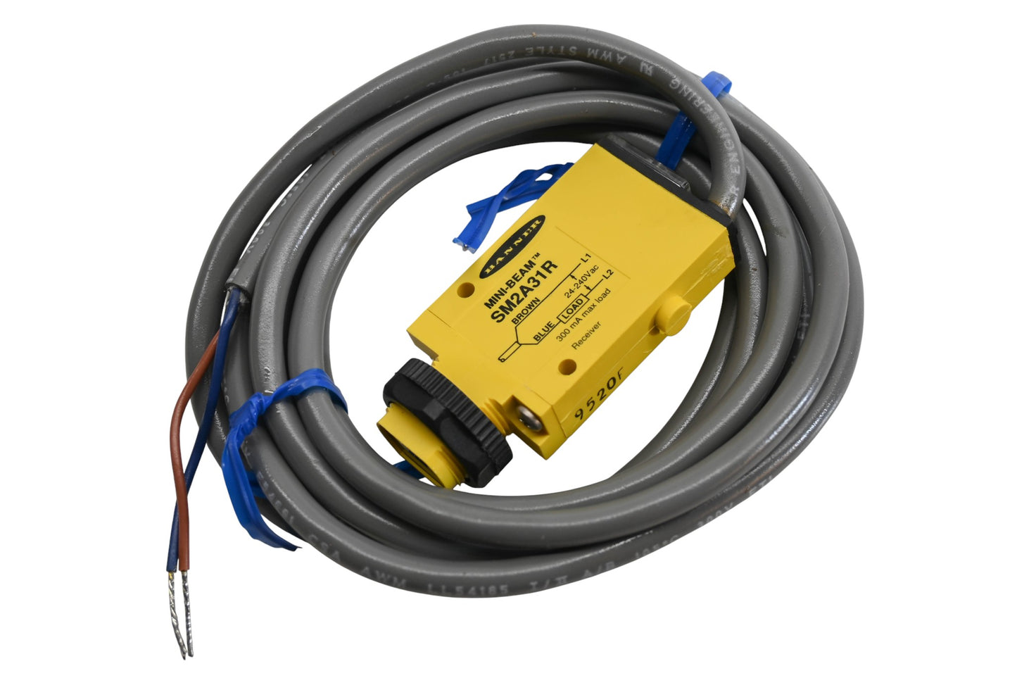 Banner 26060, SM2A31R 24-240V AC Photoelectric Sensor NOS