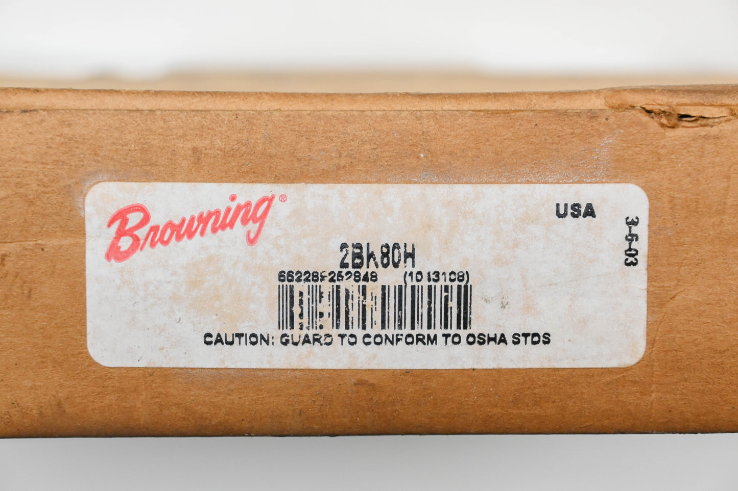 Browning 2BK80H 7-3/4" x 1-3/4" Sheave Pulley NOS