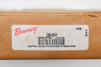 Browning 2BK80H 7-3/4" x 1-3/4" Sheave Pulley NOS