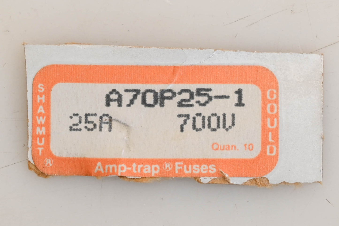 Gould A70P25-1 25A-700V Fuse NOS