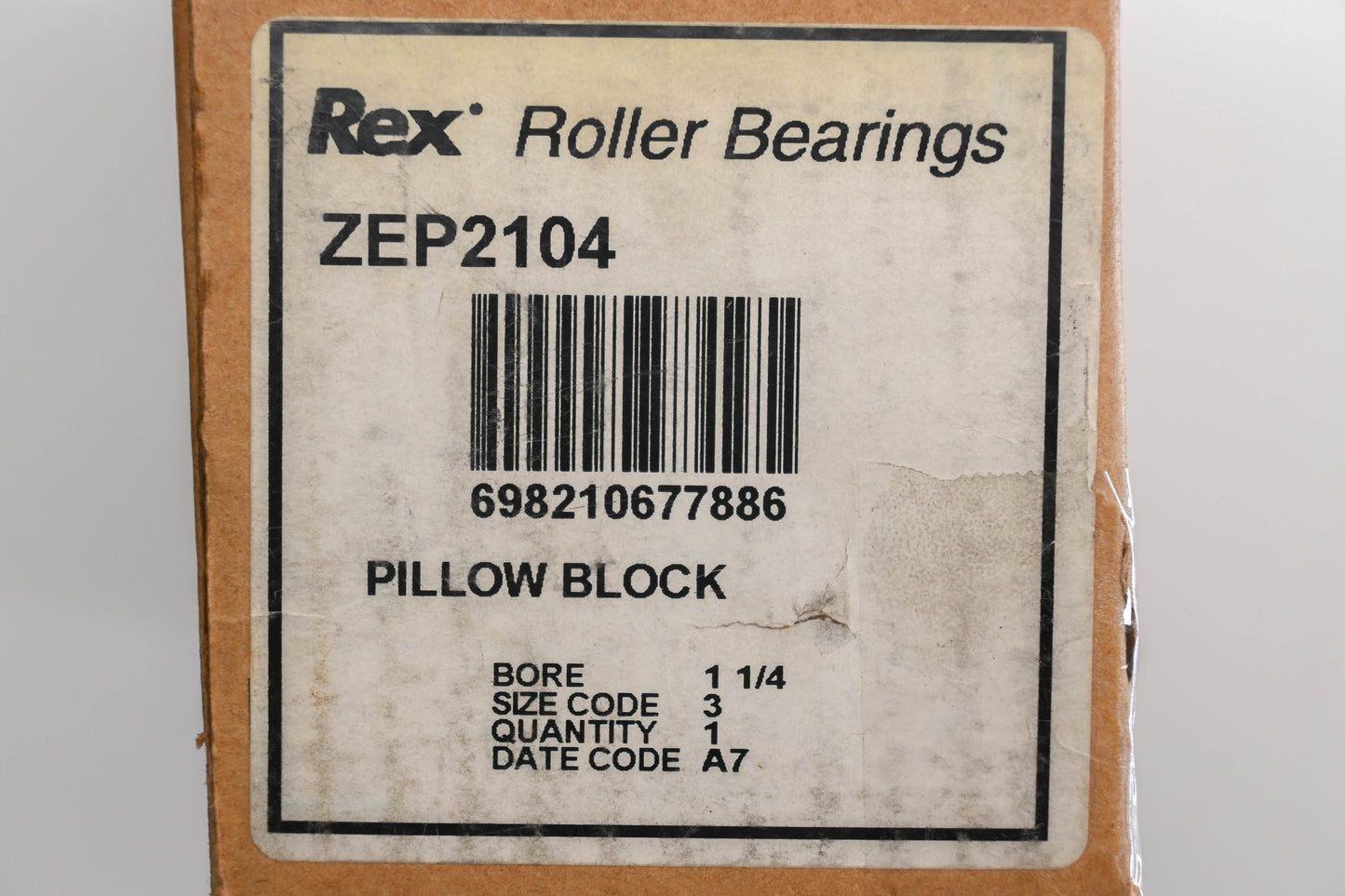 Rexnord ZEP-2104 1-1/4" Pillow Block Bearing NOS