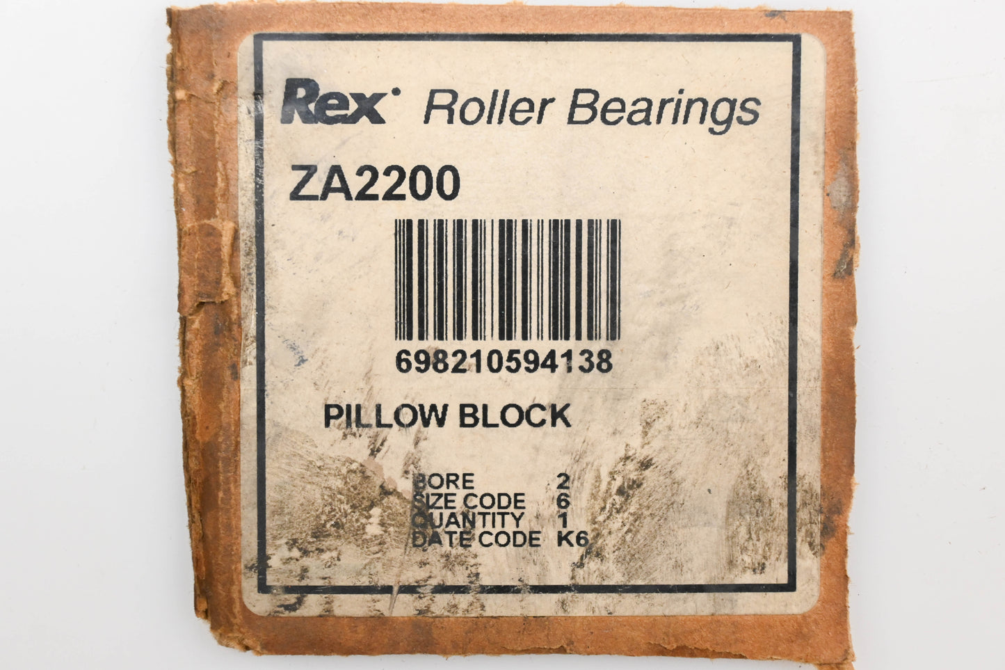 Rexnord ZA-2200, ZA2200 2" Pillow Block Bearing NOS