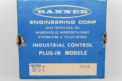 Banner 5BT, 3318 Photoelectric Logic Module NOS