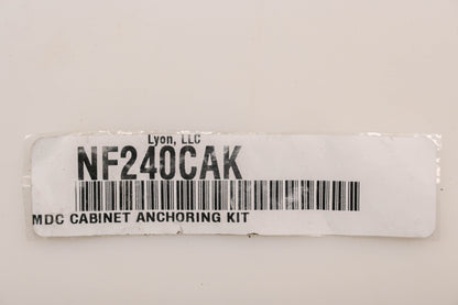 Lyon NF240CAK MDC Cabinet Anchoring Kit NOS