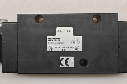 Parker B61TADA5342A 145 PSI Pneumatic Solenoid Valve