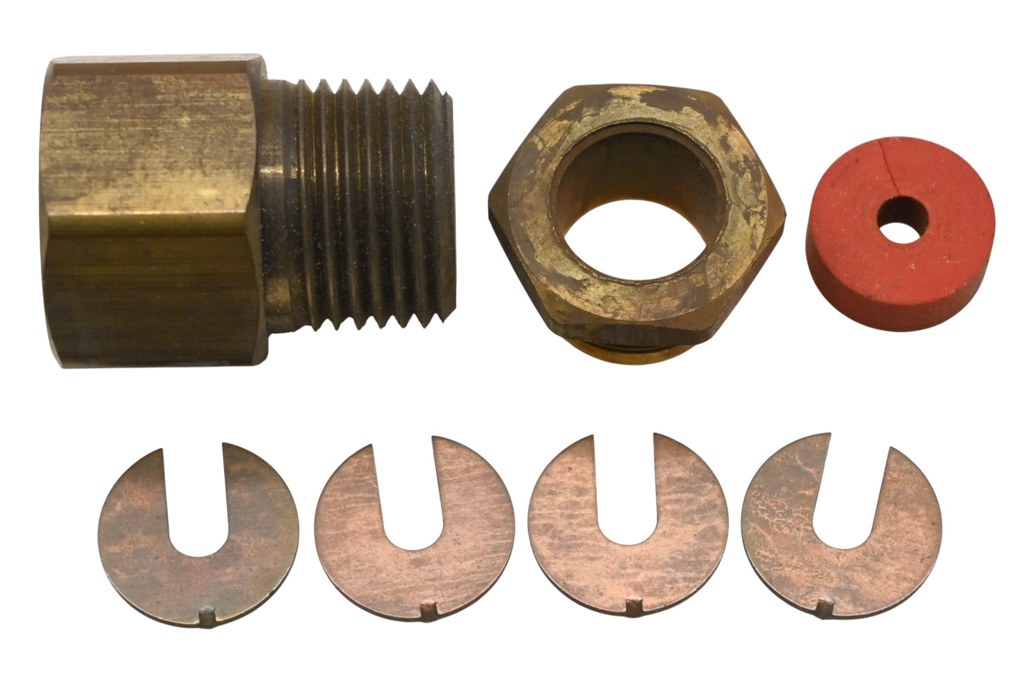 Honeywell 7617M 1/2" NPT Nut Plug & Washer Kit NOS