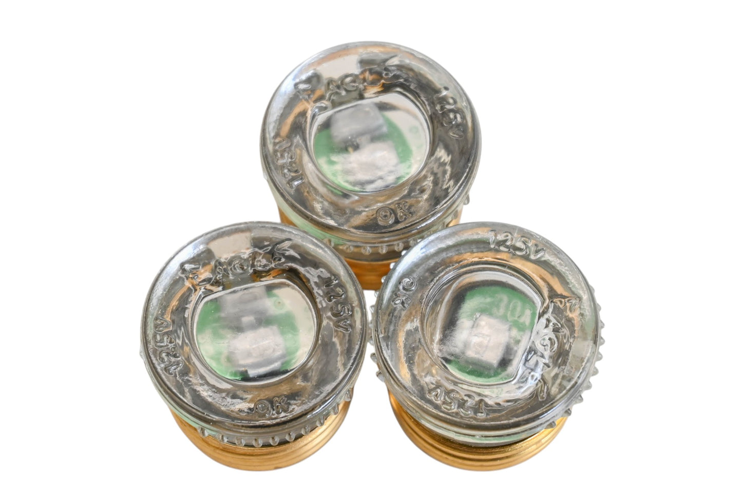 Gould GTL30 30A-125V Plug Fuses Qty 3 NOS