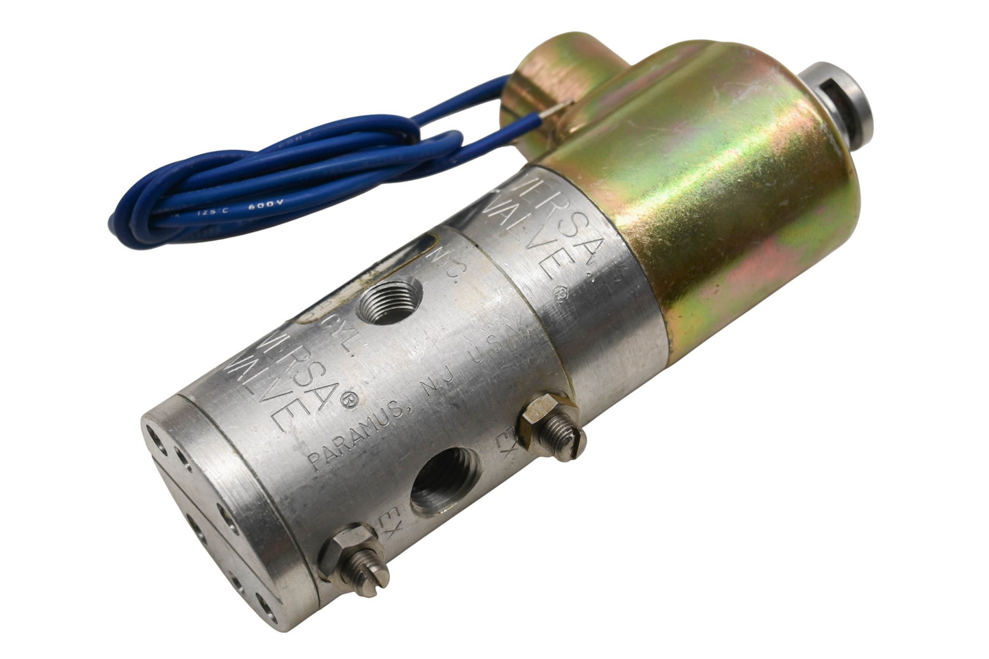 Versa ASG-4242-3BC-14-120V60 4 Way Solenoid Valve NOS