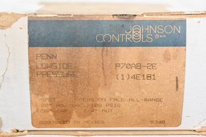 Johnson Contols P70AB-2E 100PSI Low Pressure Control Kit NOS