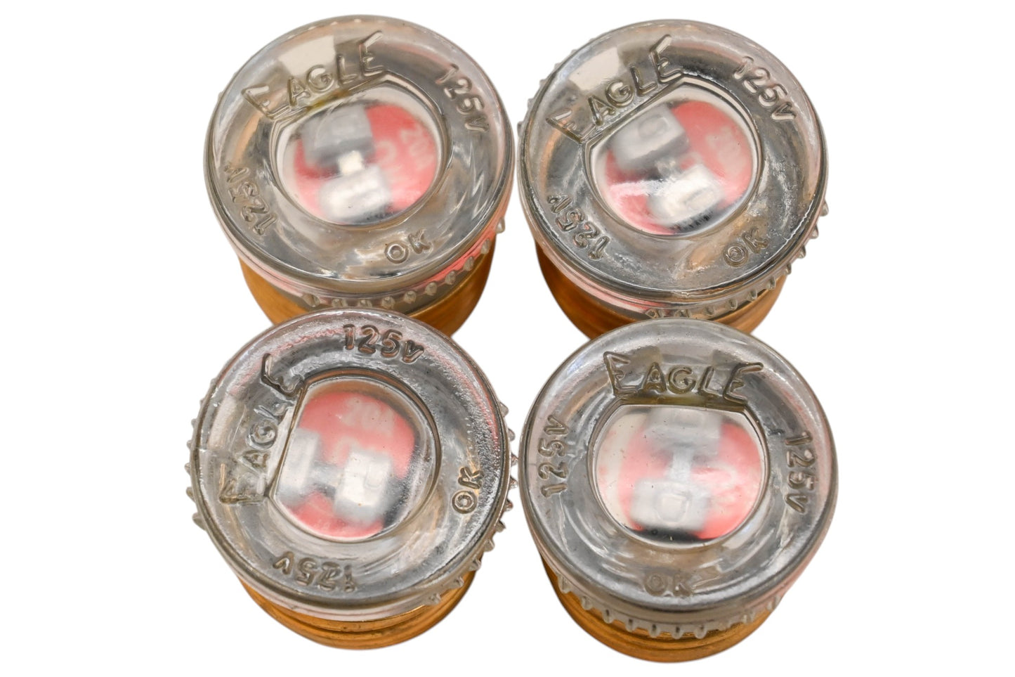 Gould GTL20 20A-125V Plug Fuses Qty 4 NOS