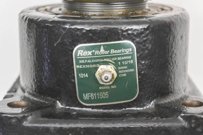 Rexnord MF611505 1-15/16" Flange Roller Bearing NOS