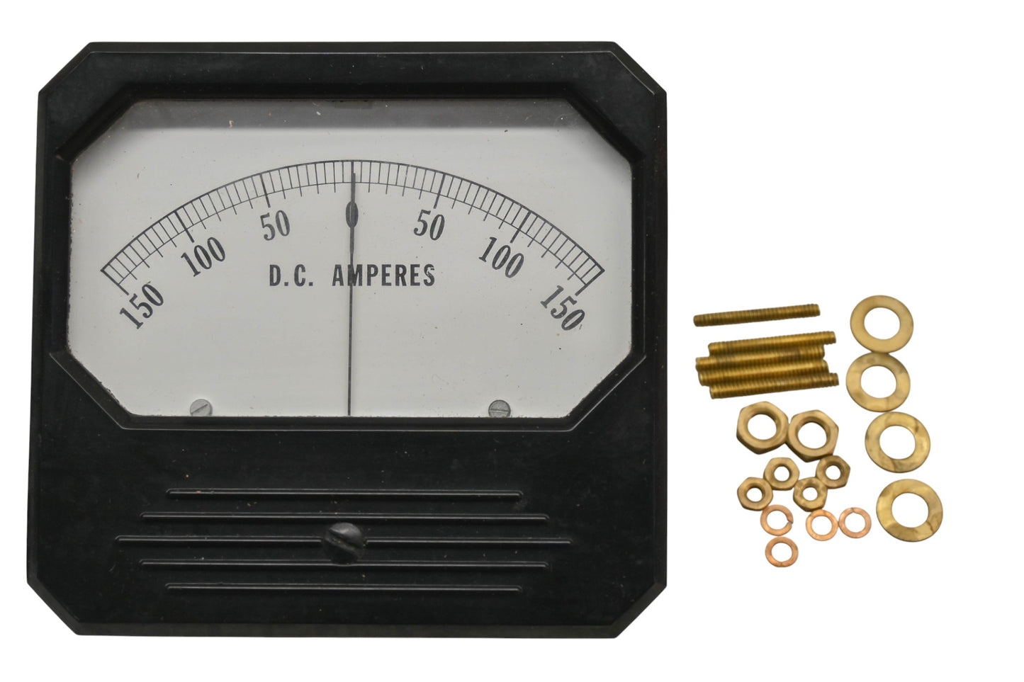 Triplett Electric 65201-6RR, 65205-33D 150-0-150 Amp DC Voltage Meter Kit NOS