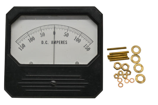 Triplett Electric 65201-6RR, 65205-33D 150-0-150 Amp DC Voltage Meter Kit NOS