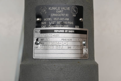 Nasvi 537-G01-HM, CRN0G0787.5C, 1973624-1-1 Refurbished Safety Valve