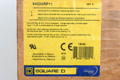 Square D 9422ARP11 Circuit Breaker Operating Mechanism Kit NOS