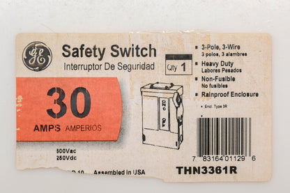 GE THN3361R Heavy Duty Safety Switch Kit NOS