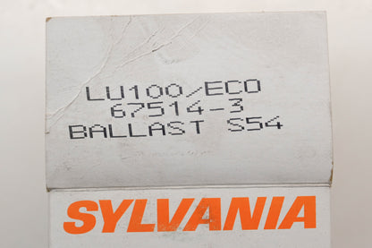 Sylvania LU100, 67514-3, S54 100W Lumalux Bulb NOS