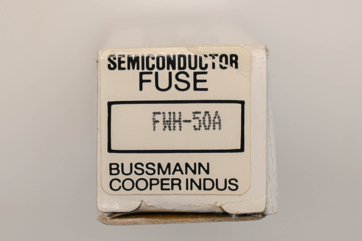 Bussmann FWH-50A 50A-500V Semiconductor Fuse NOS