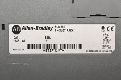 Allen-Bradley SLC 500, 1746-A7 7 Slot Rack Power Supply