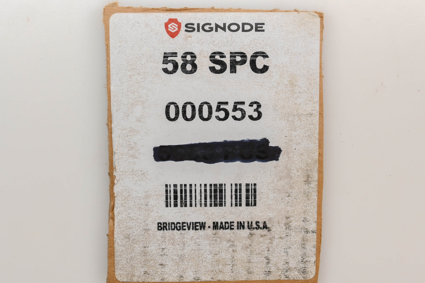 Signode 58 SPC, 000553 5/8" Steel Strapping Push Seals Qty 1000 NOS