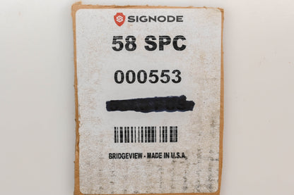 Signode 58 SPC, 000553 5/8" Steel Strapping Push Seals Qty 1000 NOS