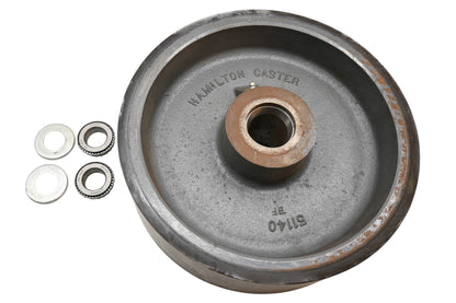 Hamilton Caster 51140BF, 51140 4" x 12" x 1" Cast Iron Wheel Kit