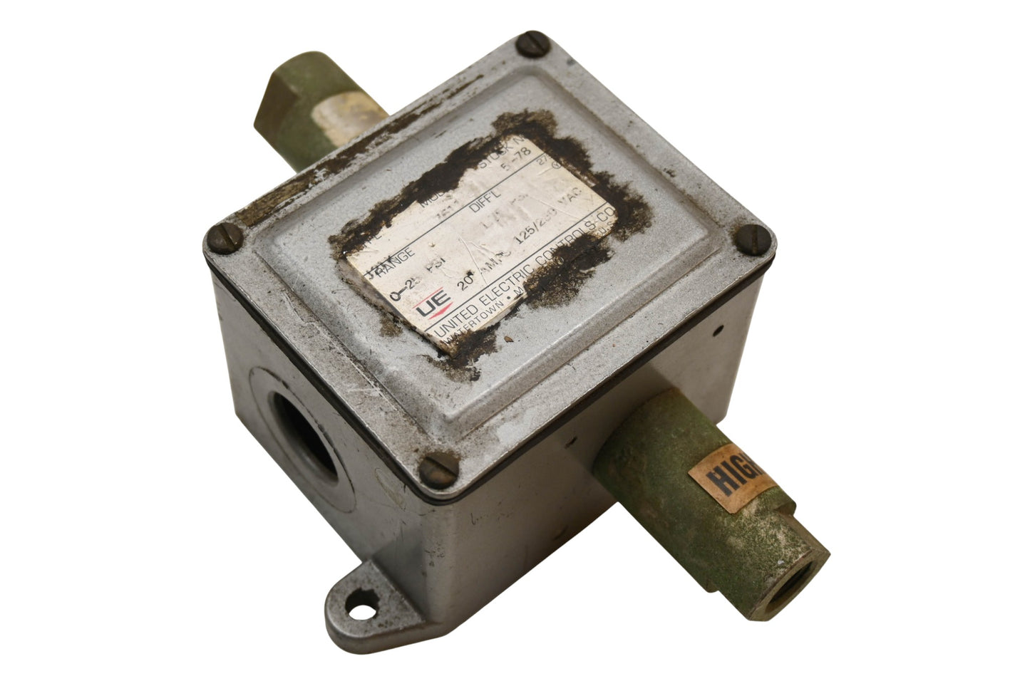 United Electric J21K-7611 20A-125/250V Pressure Switch