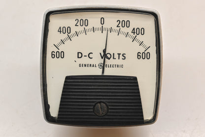 GE YE/254321SJSJ 600-0-600V DC Panel Meter
