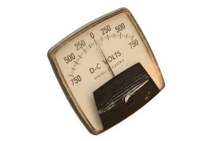 GE 50-162012SJSJ2LDW 750-0-750V DC Panel Meter