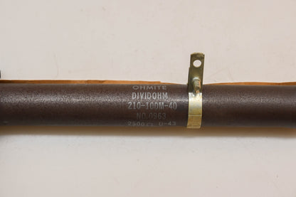 Ohmite 210-100M-40 100W-2500? Resistor NOS