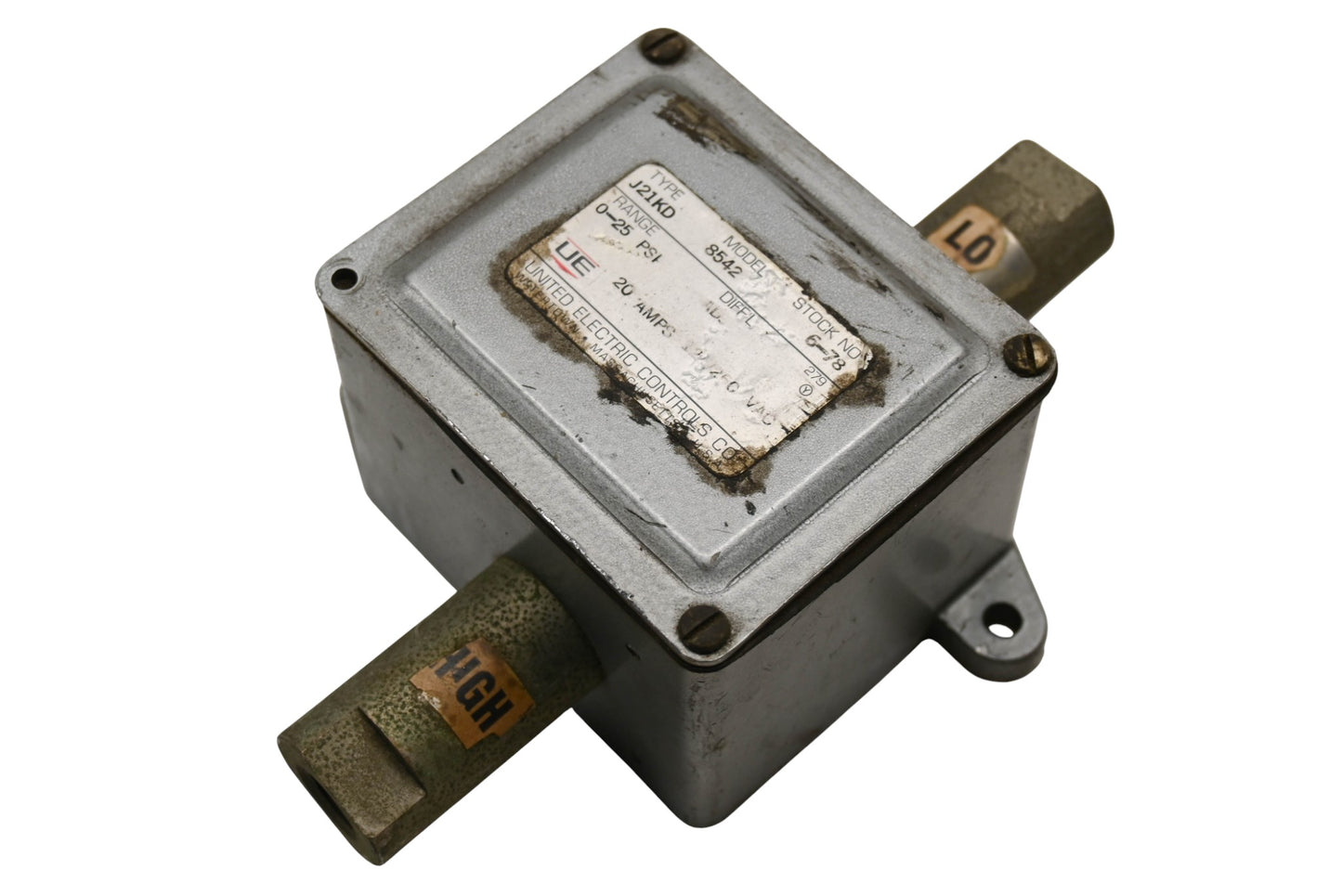 United Electric J21KD8542 Pressure Switch