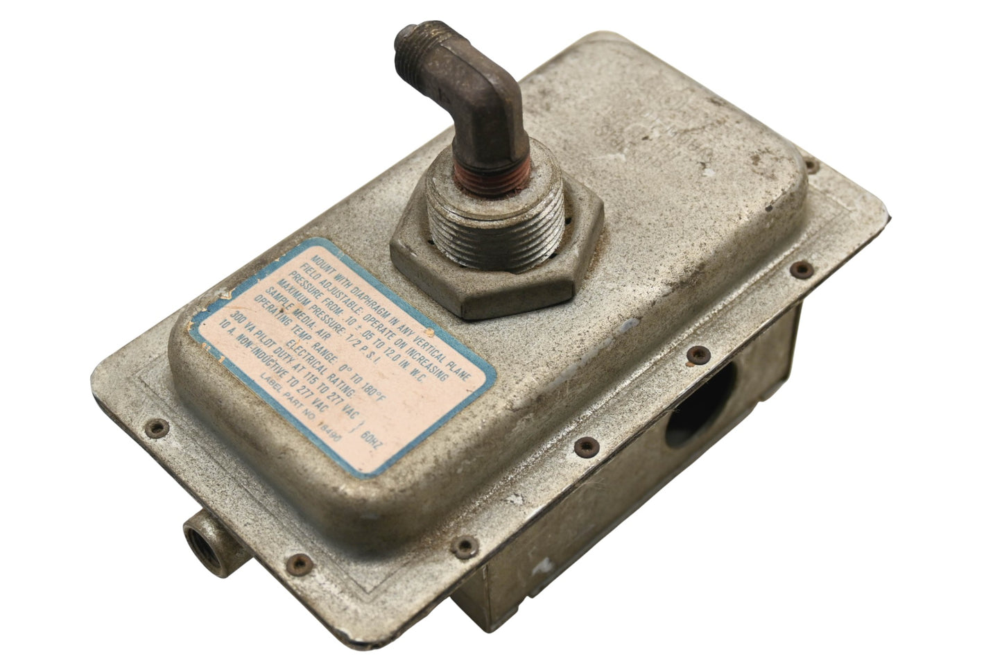 Cleveland Controls AFS-A 1/2 PSI Air Pressure Switch
