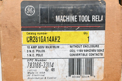 GE CR2810A14AK2 Machine-Tool Relay Assembly