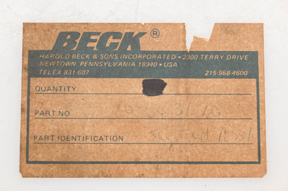 Harold Beck 10-6431-10 Switch NOS
