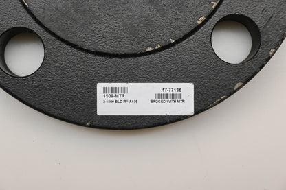 Kerkau 17-77136, 1509-MTR, A/SA105 2 150 17-77136 B16.5 6" x 3/4" Blind Raised Face Flange NOS