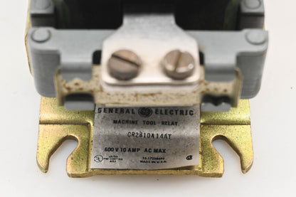 GE CR2810A14AT Machine-Tool Relay Assembly