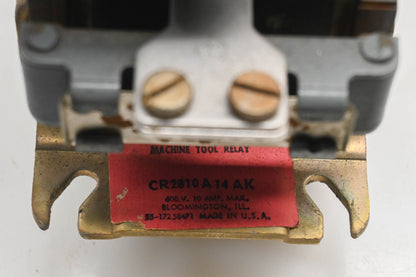 GE CR2810A14AK Machine-Tool Relay Assembly