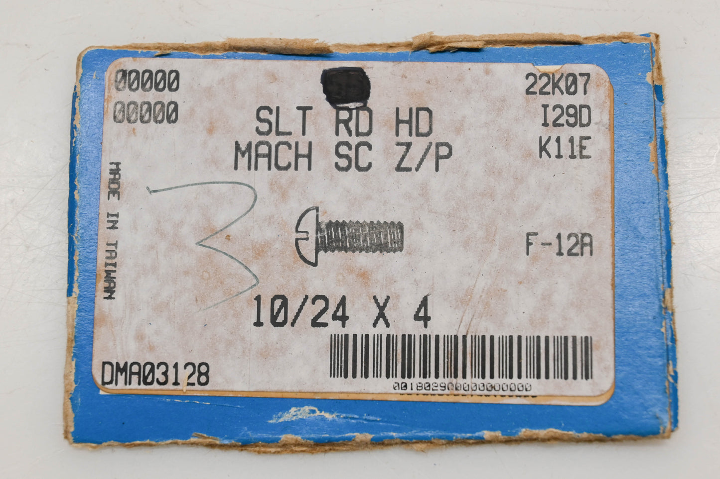 Aftermarket DMA03128 10/24 x 4" SLT RD HD Mach SC Z/P Screws Qty 29 NOS