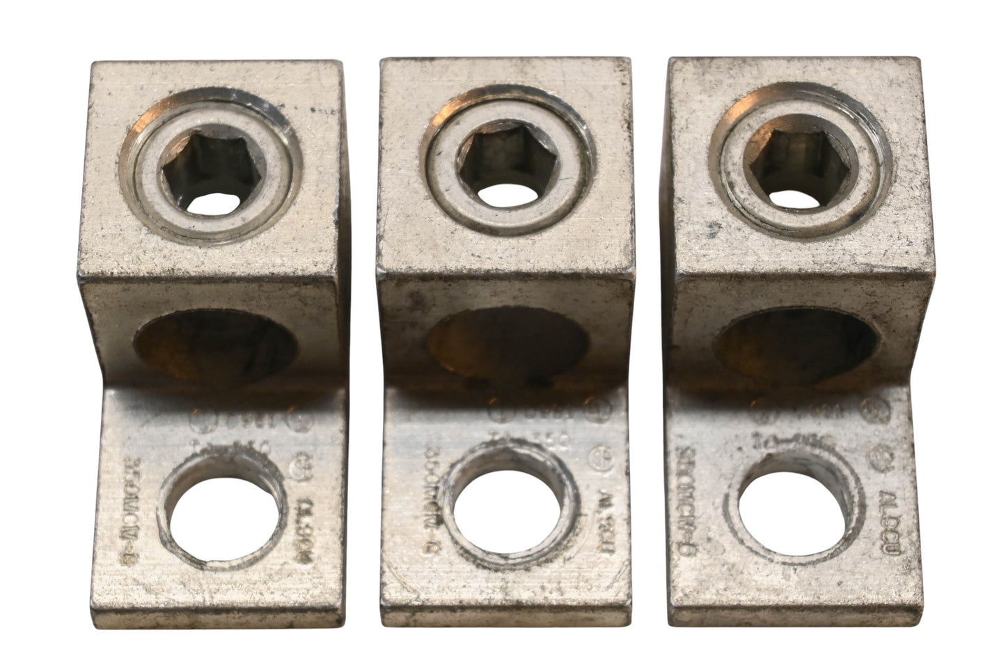 ILSCO TA-350, 350MCM-6, AL9CU Mechanical Lugs Qty 3